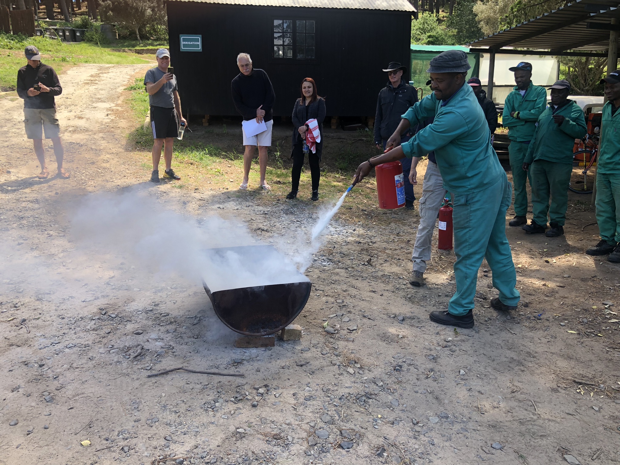 Fire fighting training image