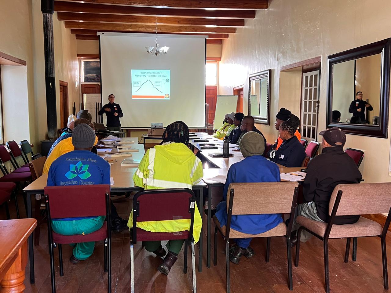 Fire fighting training image