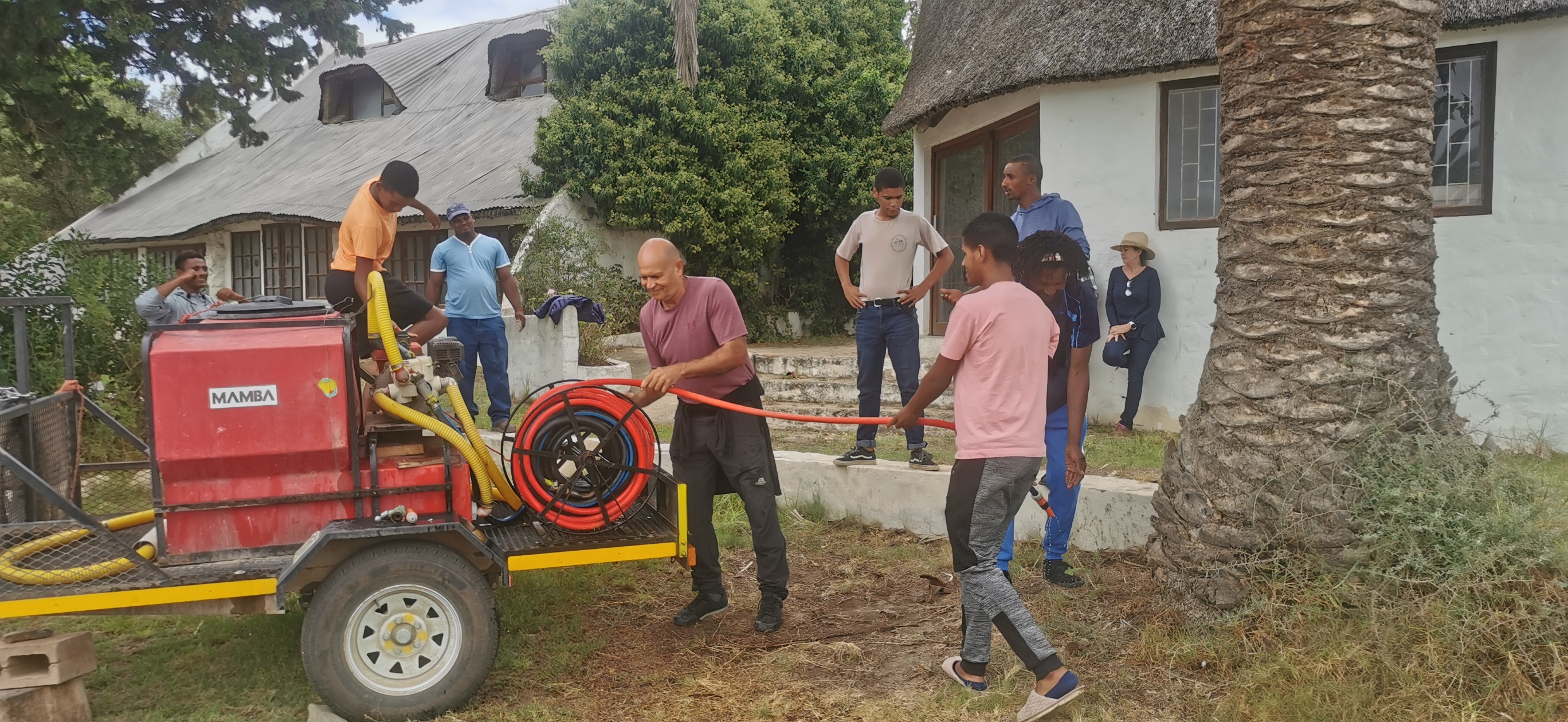 Fire fighting training image